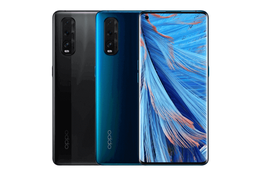 oppo find x2 ocean black display camera