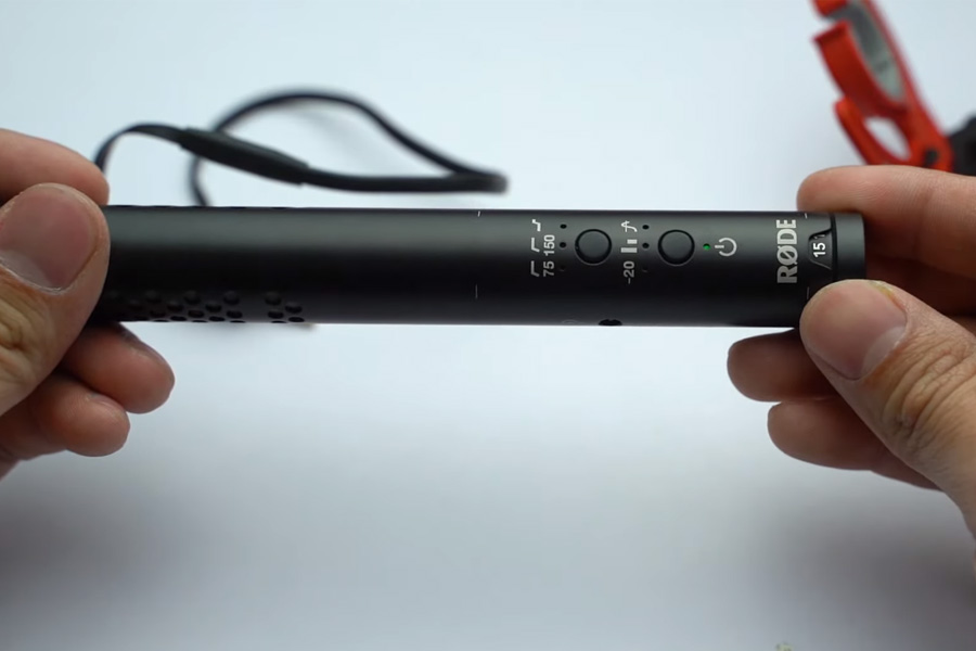 RØDE VideoMic NTG - Infinitely Variable Gain Dial