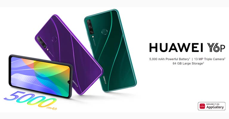 Huawei launches Y6p in Nepal with triple cameras, 5000mAh battery