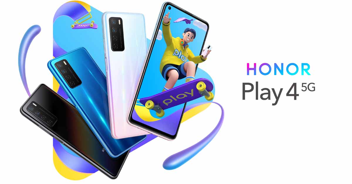 Honor Play4 unveiled with Dimensity 800 5G chipset