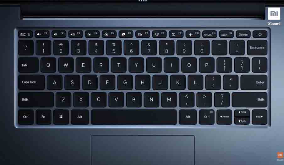 Mi NoteBook 14 Horizon Edition keyboard