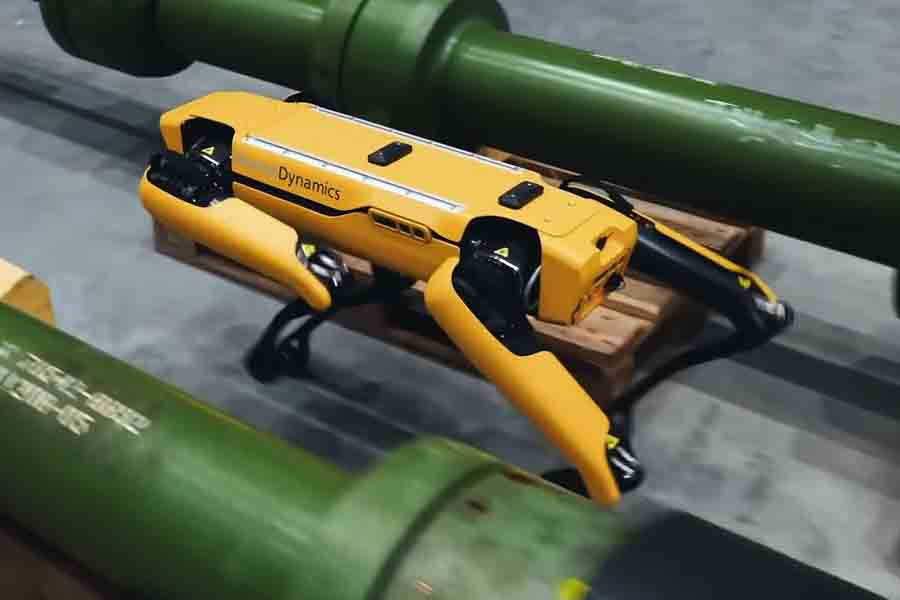 Spot in industrial setting