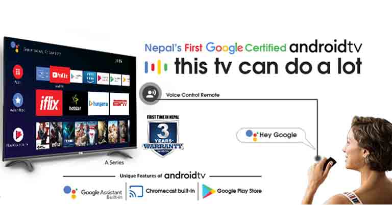 CG launches Nepal's first Google Certified Android TV