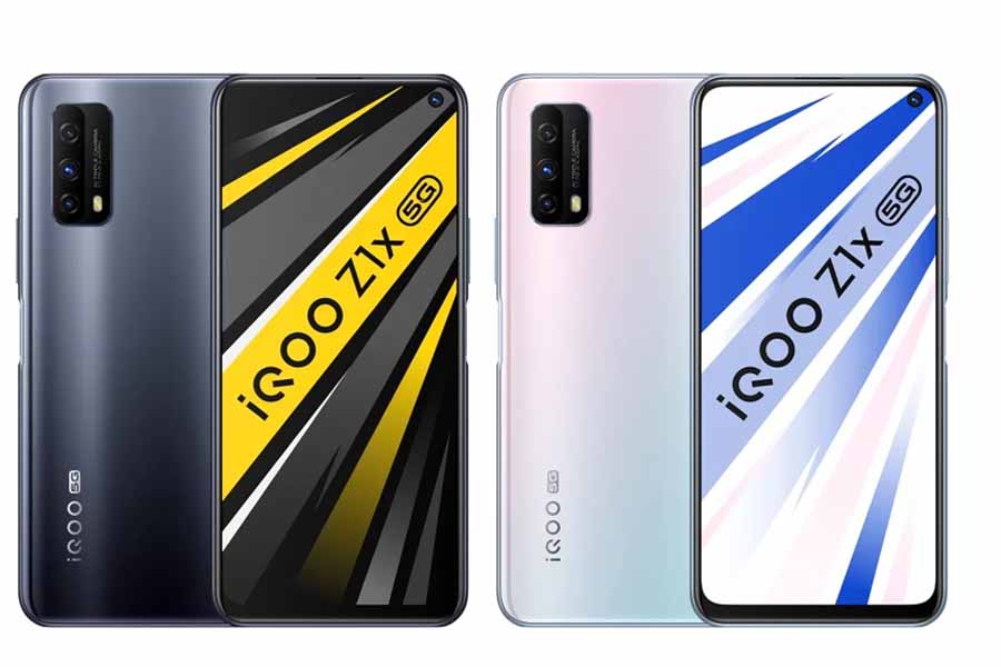 vivo iqoo z1x 5G display design rear-camera