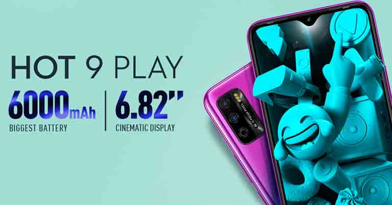 Infinix Hot 9 Play launched : Luring design, dual-cameras and a big battery under Rs. 12,000