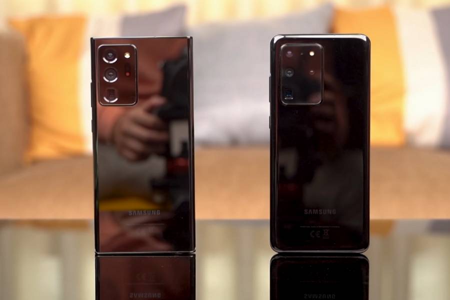 Samsung Galaxy Note 20 Ultra, S20 Ultra - Comparison
