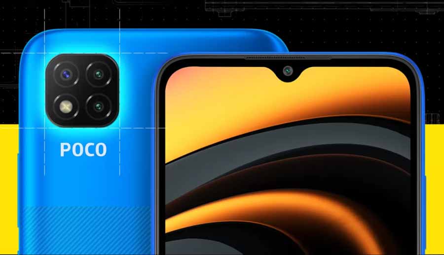 Poco C3 camera setup