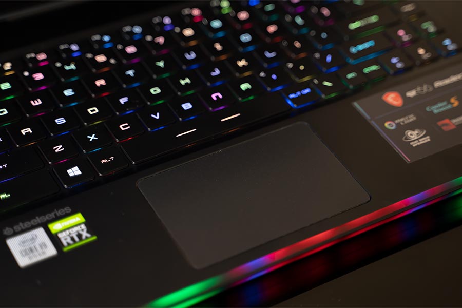 keyboard lighting GE66 MSI Aurora