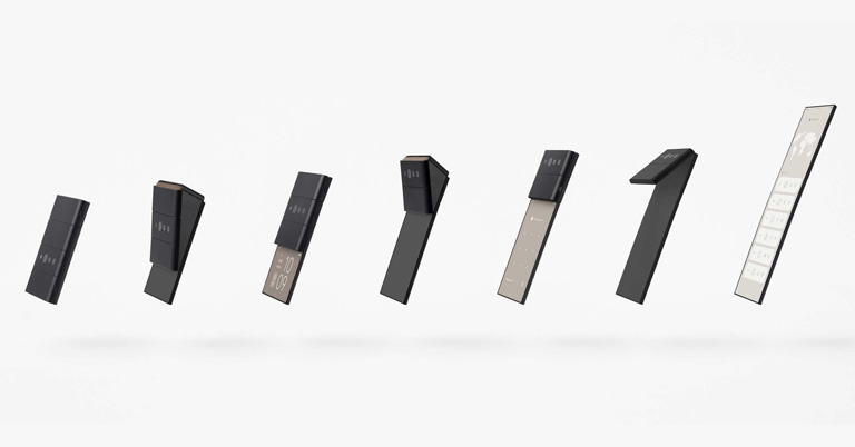 Oppo showcases a unique tri-fold "slide-phone" concept together with nendo