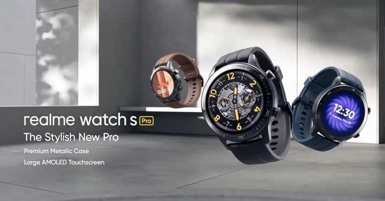 Realme Watch S Pro launched with AMOLED display, GPS, iOS compatibility
