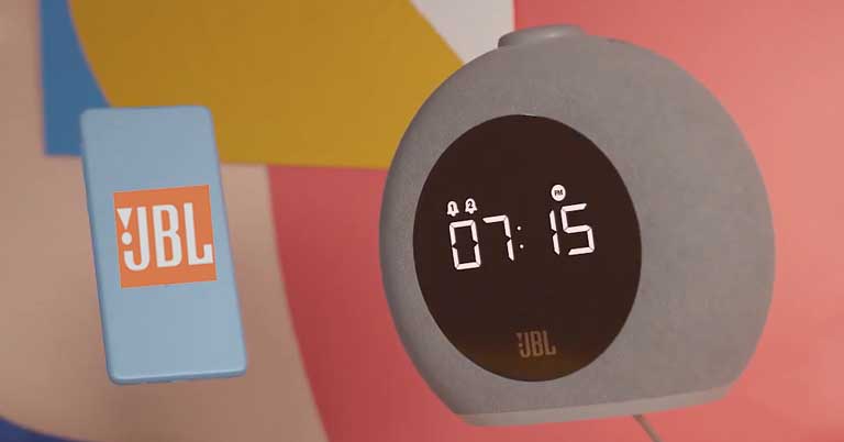 JBL Horizon 2 Bluetooth speaker is also an alarm clock and can play the radio