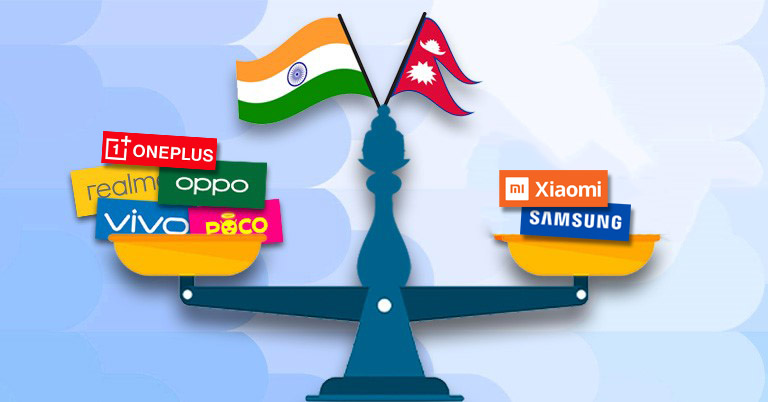 Which smartphone brands have honest pricing in Nepal compared to India?