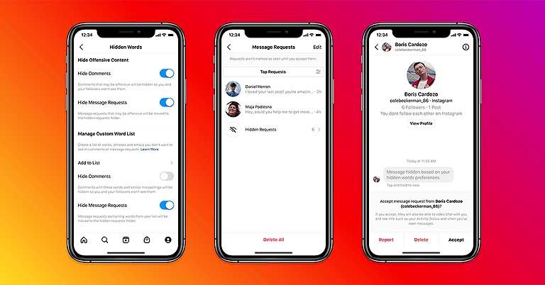 Instagram launches DM filter against hate speech and bullying