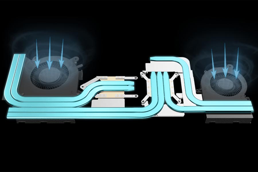 MSI GF65 10UE Cooling Technology