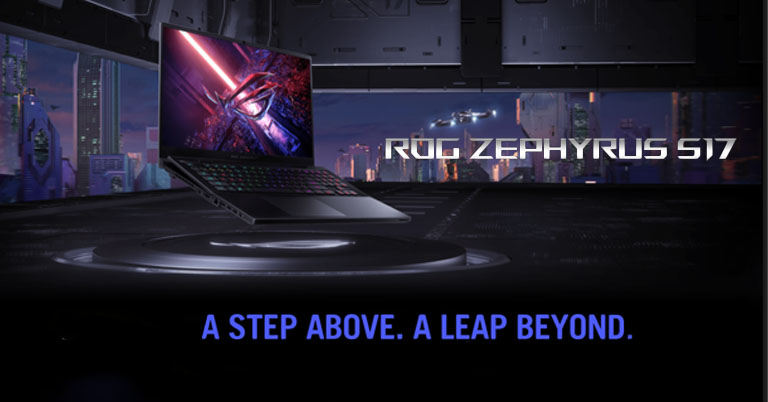 Asus ROG Zephyrus S17 now has a rising keyboard mechanism for better cooling