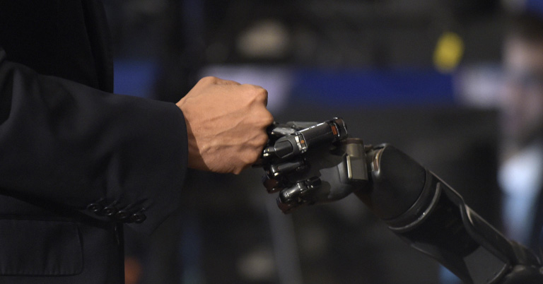 A brain-controlled robotic arm revives the sense of touch to a paralyzed man