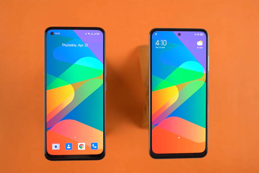 Realme 8 vs Redmi Note 10 Display