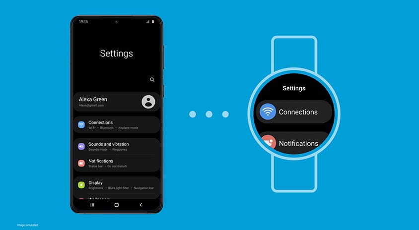 One UI Watch Settings Layout