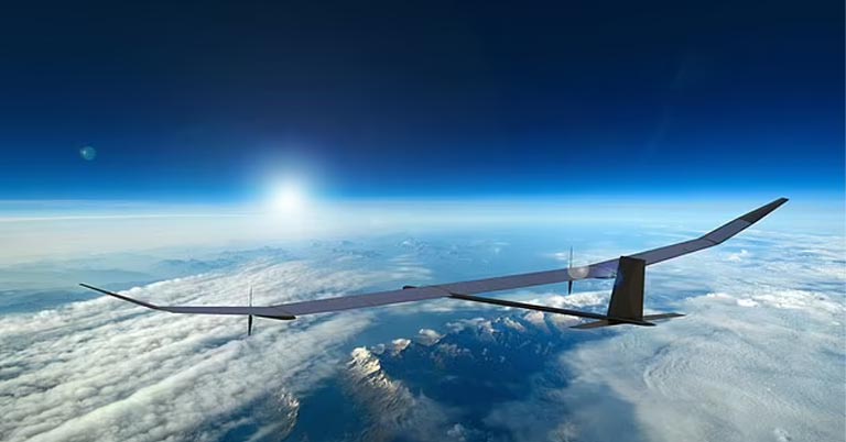 This solar-powered drone can fly at 70,000 feet for a year