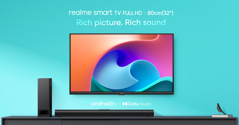 Realme Smart TV Full HD 32” launched with 24W Dolby Audio speakers