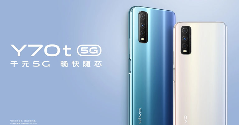 Vivo Y70t 5G launched with Exynos 880 and a triple camera setup