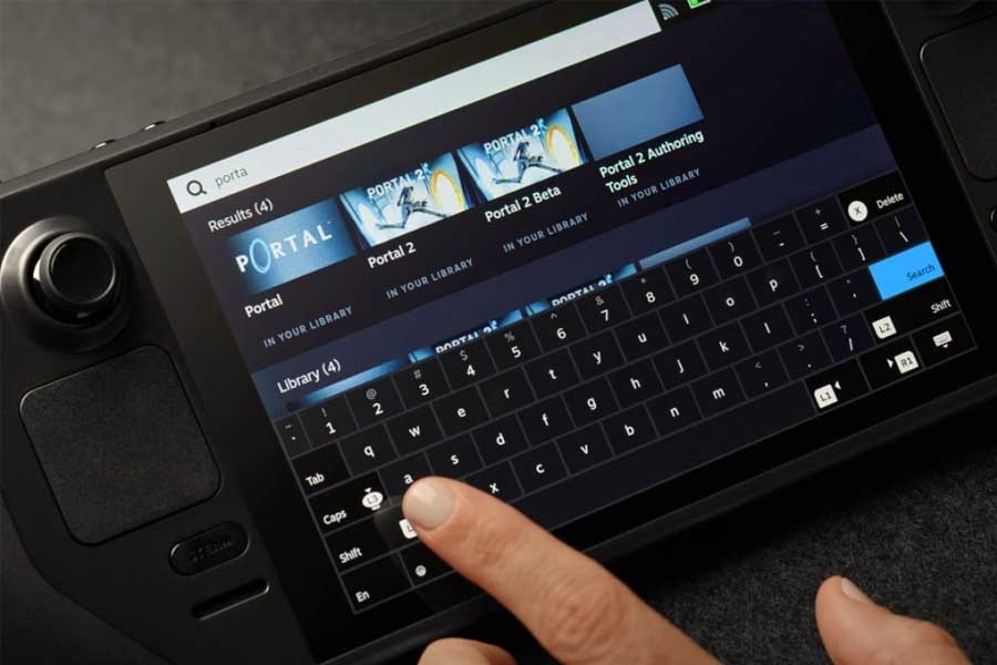 Valve Steam Deck Design and Display