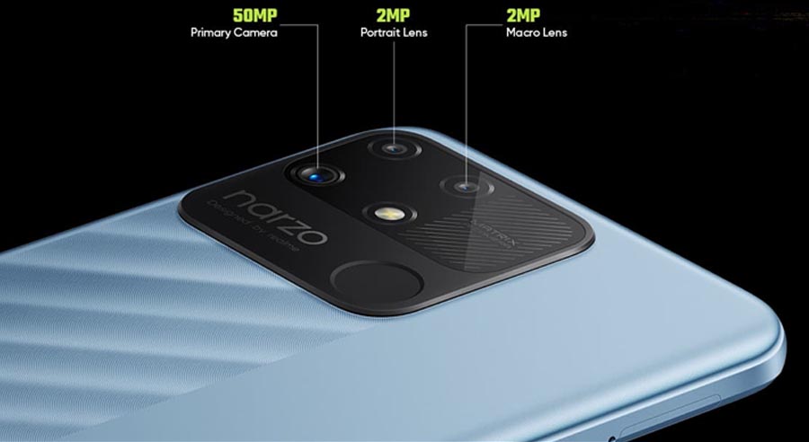 Realme Narzo 50A Camera Setup