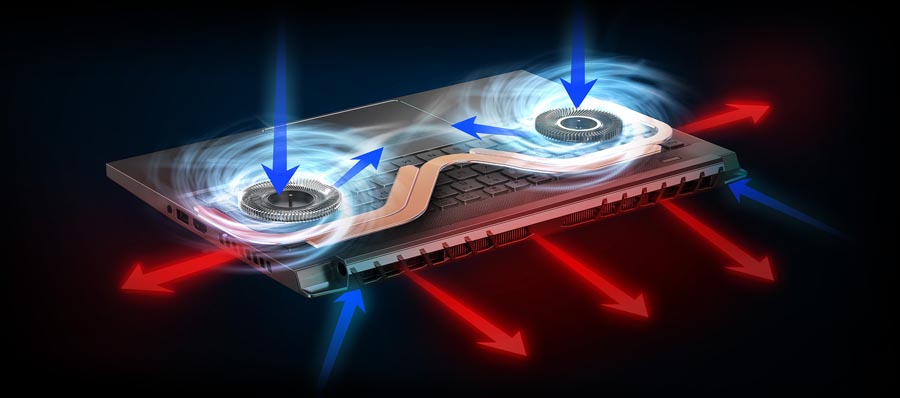 Acer Predator Triton 300 SE Vortex Flow