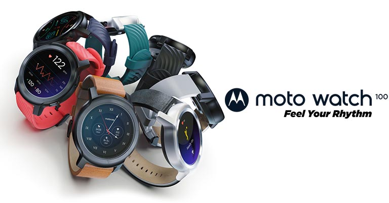 Moto Watch 100 goes official with a proprietary OS, 14 days battery life