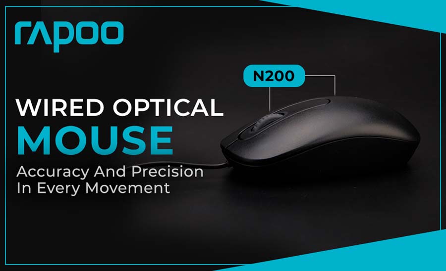Rapoo N200 Wired Mouse