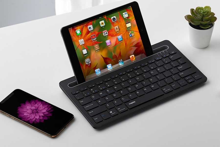 Rapoo XK100 Bluetooth Keyboard with Tablet Stand