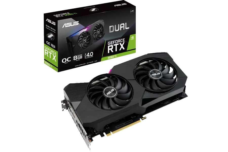 Asus Dual RTX 3060 Ti 8G V2 OC Gaming