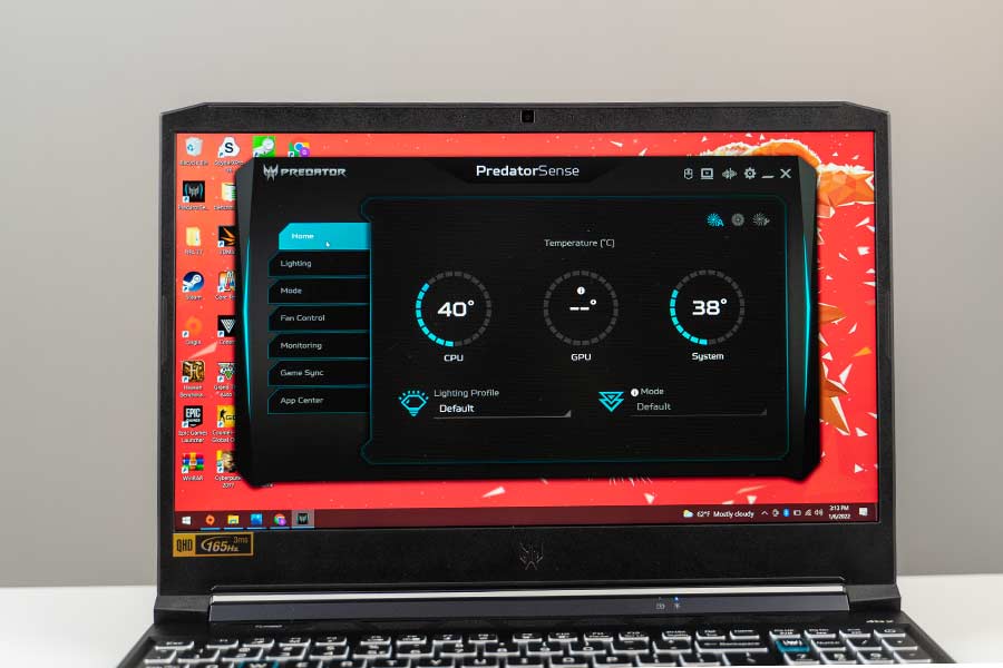 Acer Predator Helios 300 2021 - PredatoSense