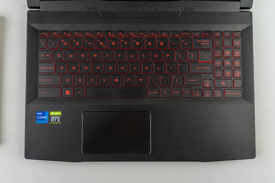 MSI Katana GF66 - Keyboard