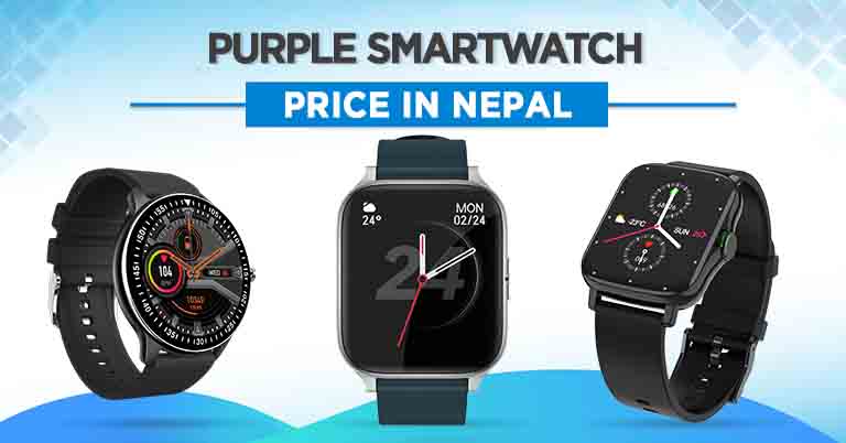 New arrival: Purple smartwatches launched in Nepal
