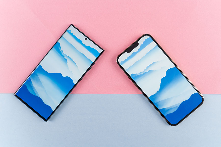 Samsung Galaxy S22 Ultra - iPhone 13 Pro Max Gaming - Display