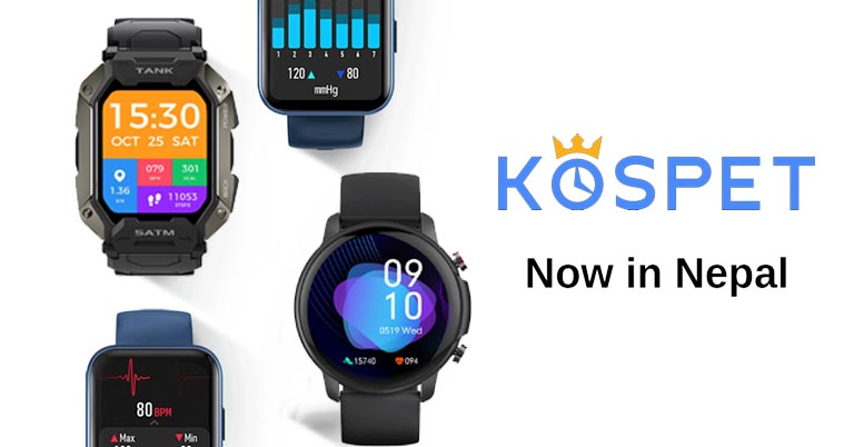 Kospet enters the Nepali smartwatch market with 9 budget offerings