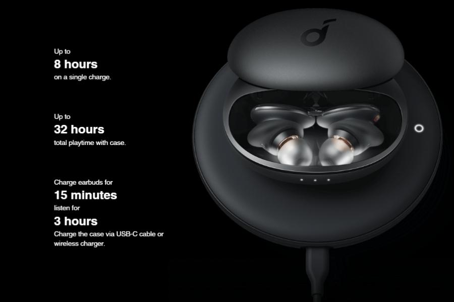 Anker Liberty 3 Pro Battery Life