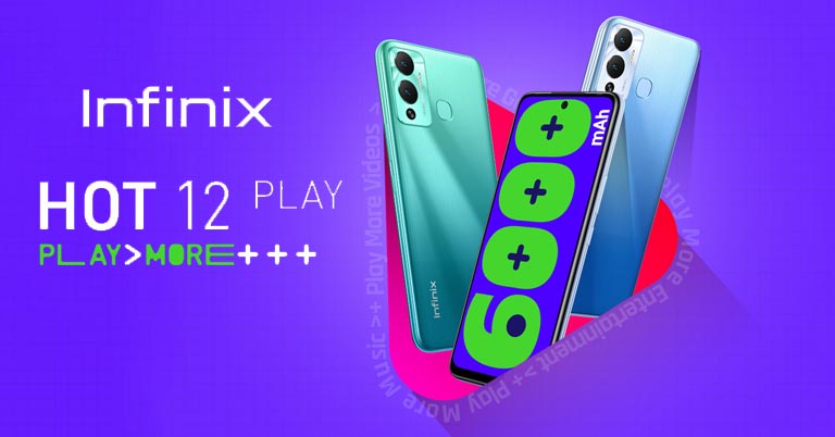 Infinix Hot 12 Play with 90Hz LCD screen, 6,000mAh cell official in Nepal