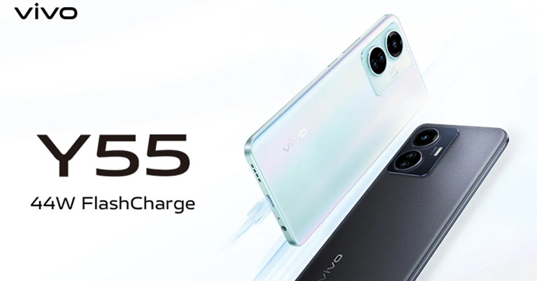 Vivo Y55 with 44W FlashCharge, 50MP camera official in Nepal