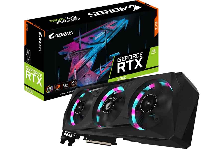 Gigabyte GeForce RTX 3060 Aorus Elite OC (LHR)