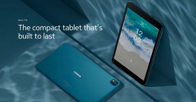 Nokia T10 tablet launched with an 8" screen, 5,250mAh battery
