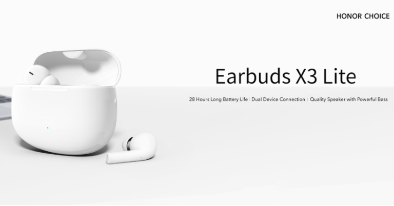 Honor Earbuds X3 Lite with IPX4 rating goes official in Nepal