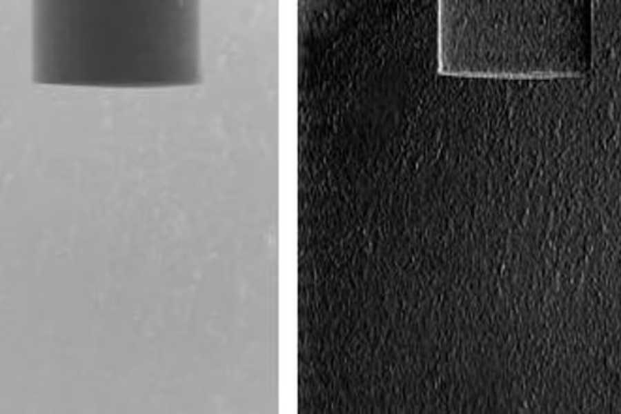 Microscopic structure Image by AI X-Rays