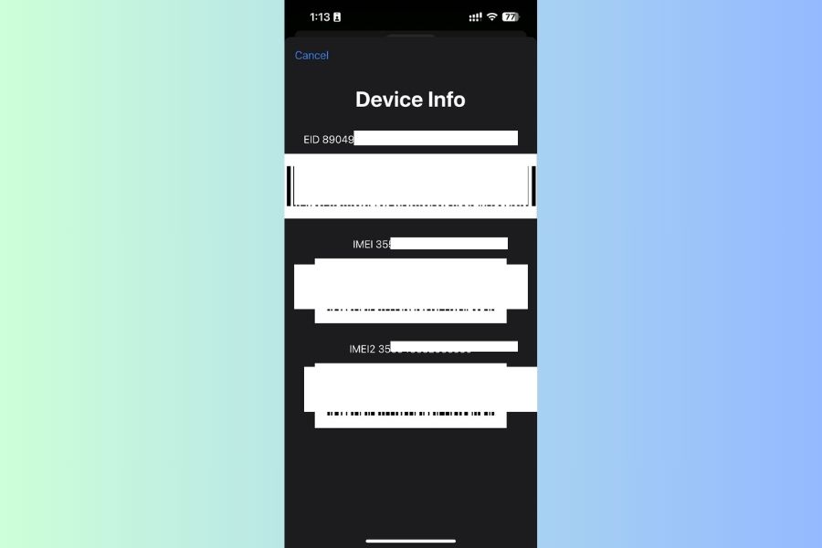 eSIM Compatibility Check 