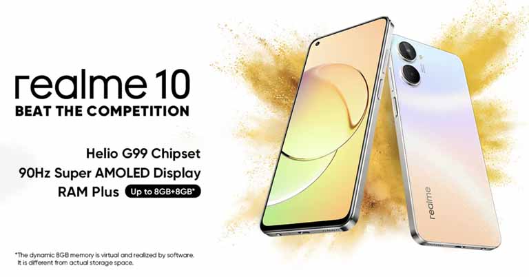 Realme 10 with Helio G99, 90Hz sAMOLED display launched in Nepal