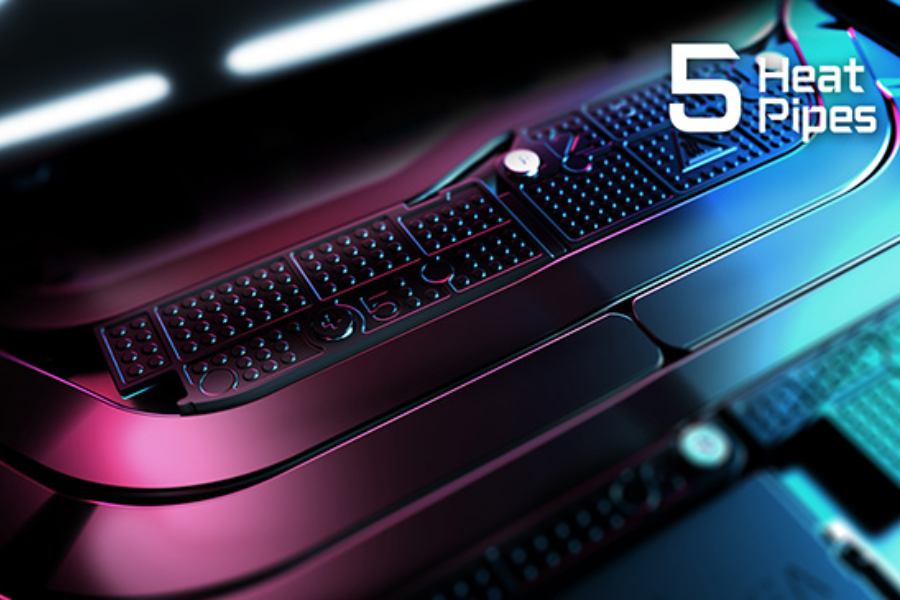 Gigabyte Aorus 2023 Series Heat Pipes