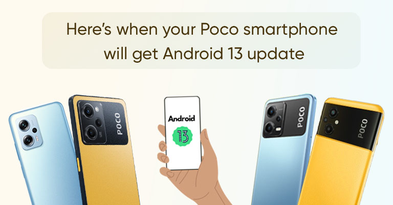 Poco shares MIUI 14 update roadmap for smartphones