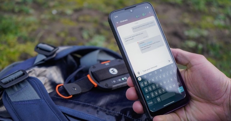 Motorola's rugged phone official with two way satellite messaging
