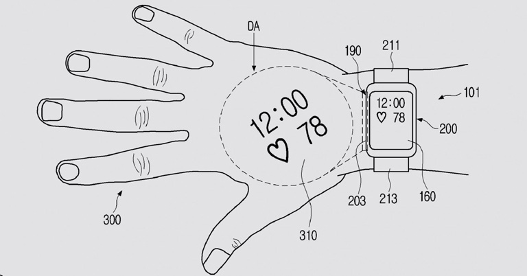 Samsung's next gen smartwatch could feature a built-in projector